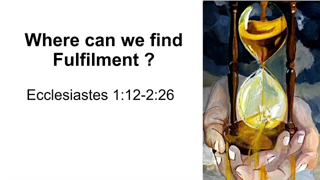 Where Can We Find Fulfillment? - True Way Presbyterian Church